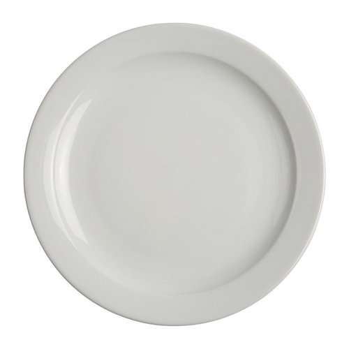  Olympia Assiettes à bord étroit Athena 254(Ø) mm Lot de 12 