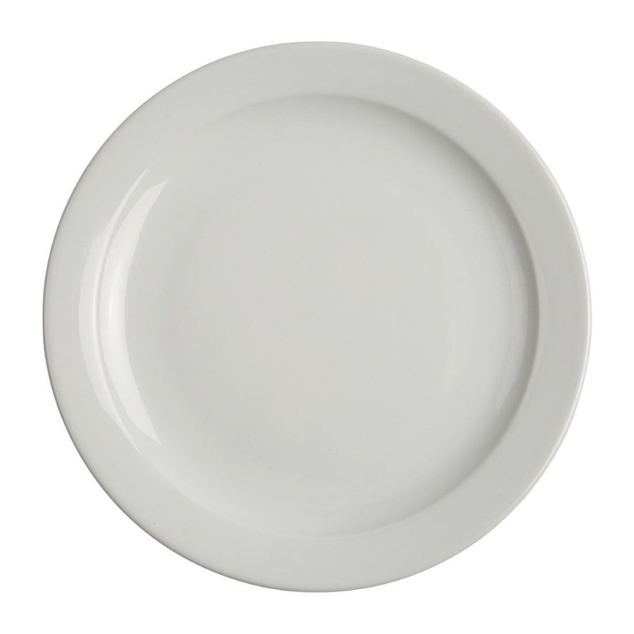 Assiettes à bord étroit Athena 254(Ø) mm Lot de 12