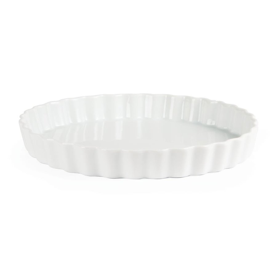 Plats à tarte blancs  | 297mm | Lot de 6