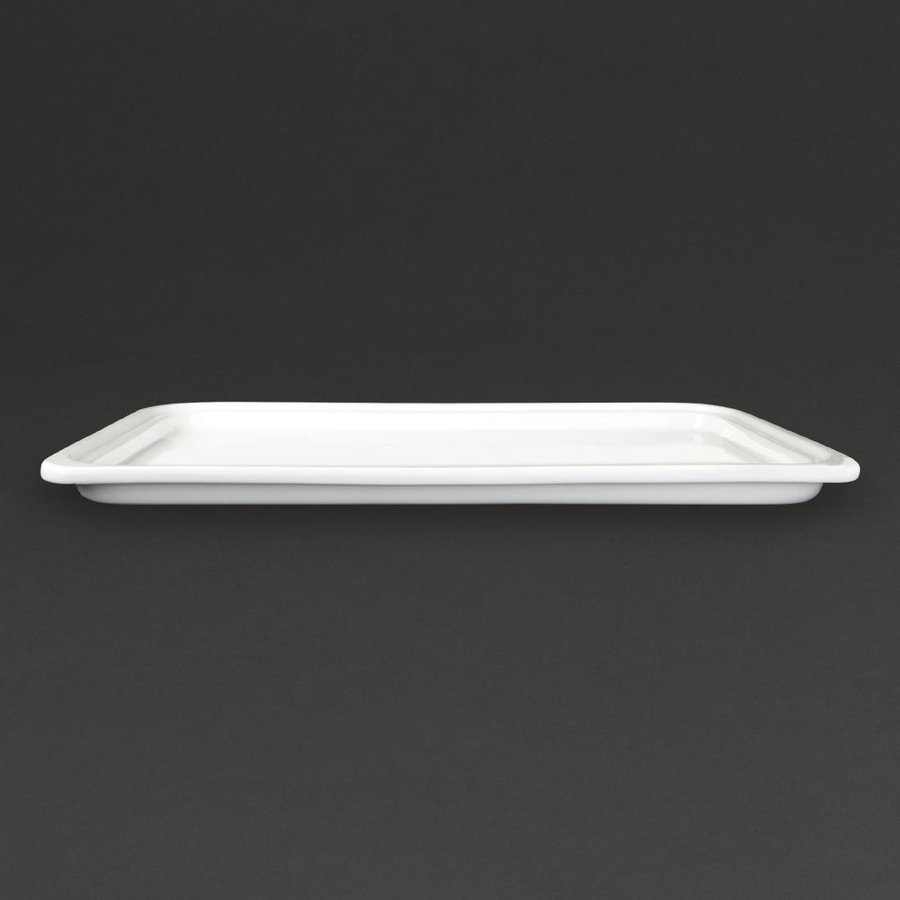 Plat blanc GN 1/1 Whiteware | 30mm