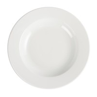 Assiettes creuses blanches l Lot de 6