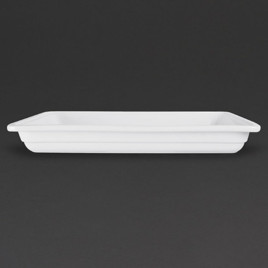 Plat en porcelaine GN 1/1 | 65mm