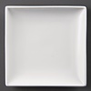 Olympia Assiettes carrées blanches 180mm l Lot de 12