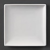 Olympia Assiettes carrées blanches | 140mm | Lot de 12