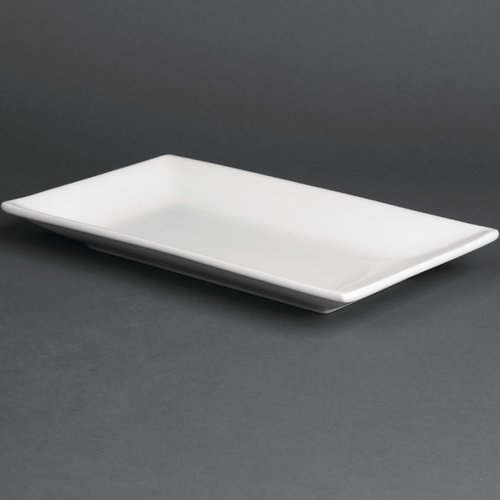  Olympia Plat rectangulaire de service 250 x 150mm l Lot de 4 