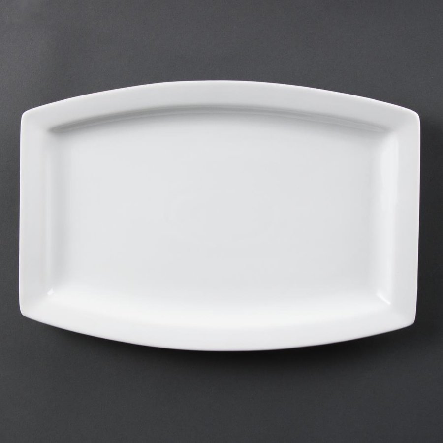 Assiette rectangulaire | 320mm | Lot de 6