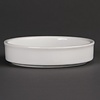 Olympia Plats empilables en porcelaine blanche | 102mm | Lot de 6
