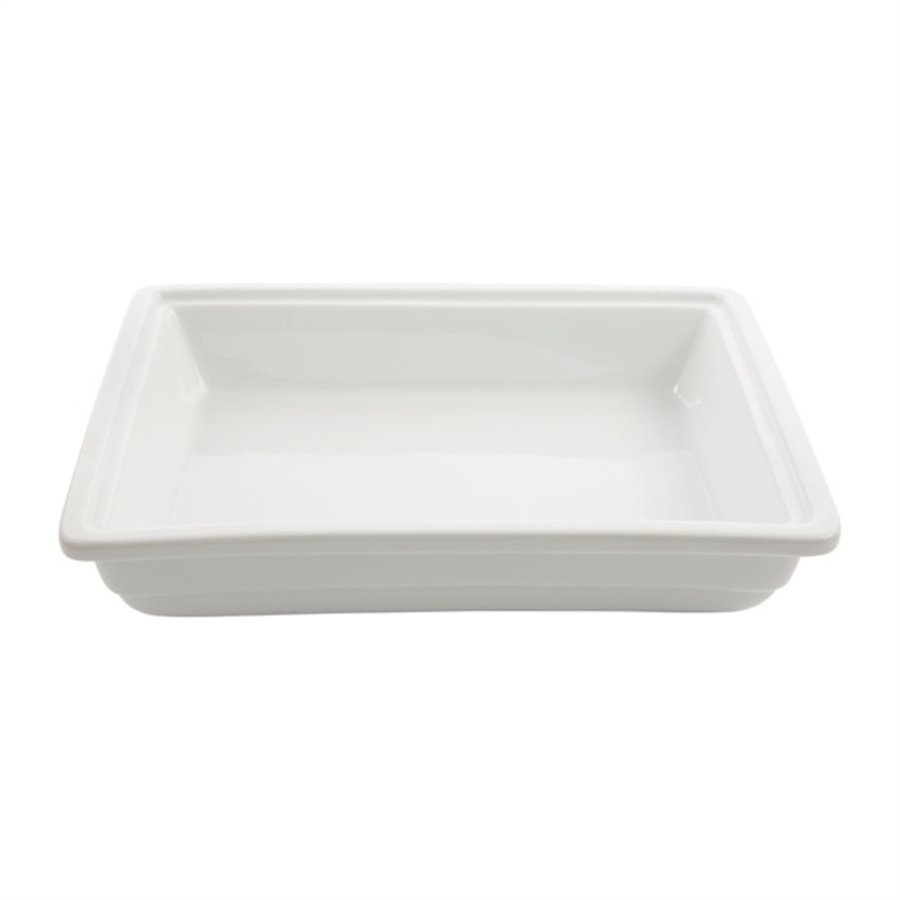 Plat en porcelaine GN 1/2 65mm