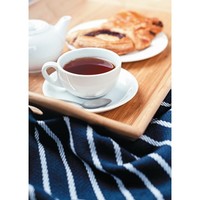 Soucoupes pour tasses à cappuccino blanches | Lot de 12