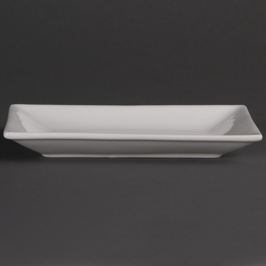 Plat rectangulaire de service | 200 x 130mm | Lot de 6