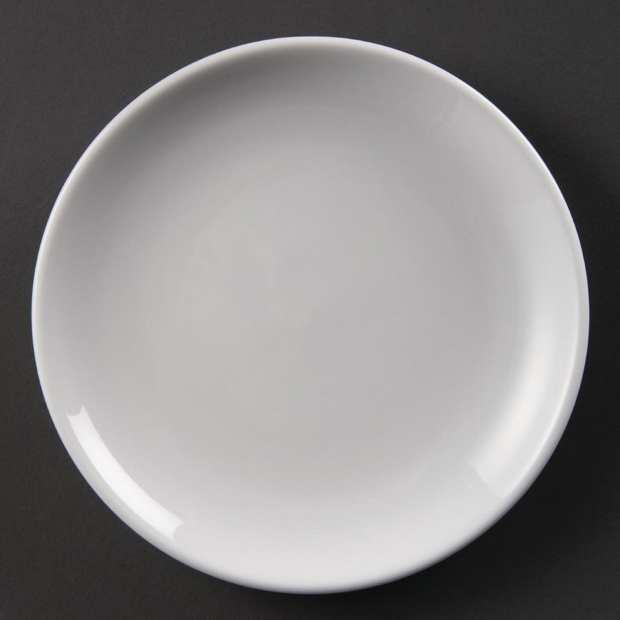 Assiettes plates rondes 180mm l Lot de 12