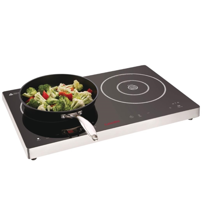 Double plaque de cuisson induction à commande tactile | 3 kW