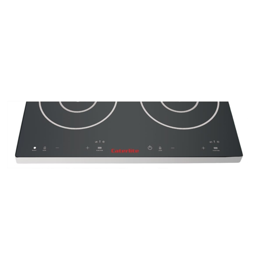 Double plaque de cuisson induction à commande tactile | 3 kW