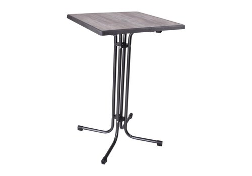  ProChef Table haute carrée pliante Limburg 110(H)x70(L) cm 