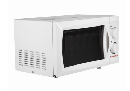 Micro-ondes Compact 20L Blanc Puissant 700W Plateau Tournant Multifonction