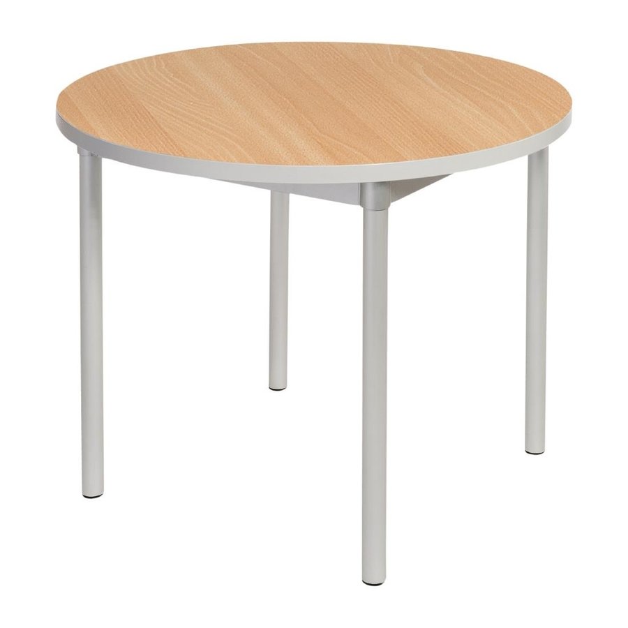 Table d'intérieur ronde effet hêtre Enviro  710(H)x900(Ø)mm