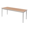 ProChef Table d'intérieur rectangulaire effet hêtre Enviro 71(H)x180(L)x75(P) cm