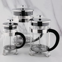 Cafetière à piston | acier inoxydable | 12 tasses