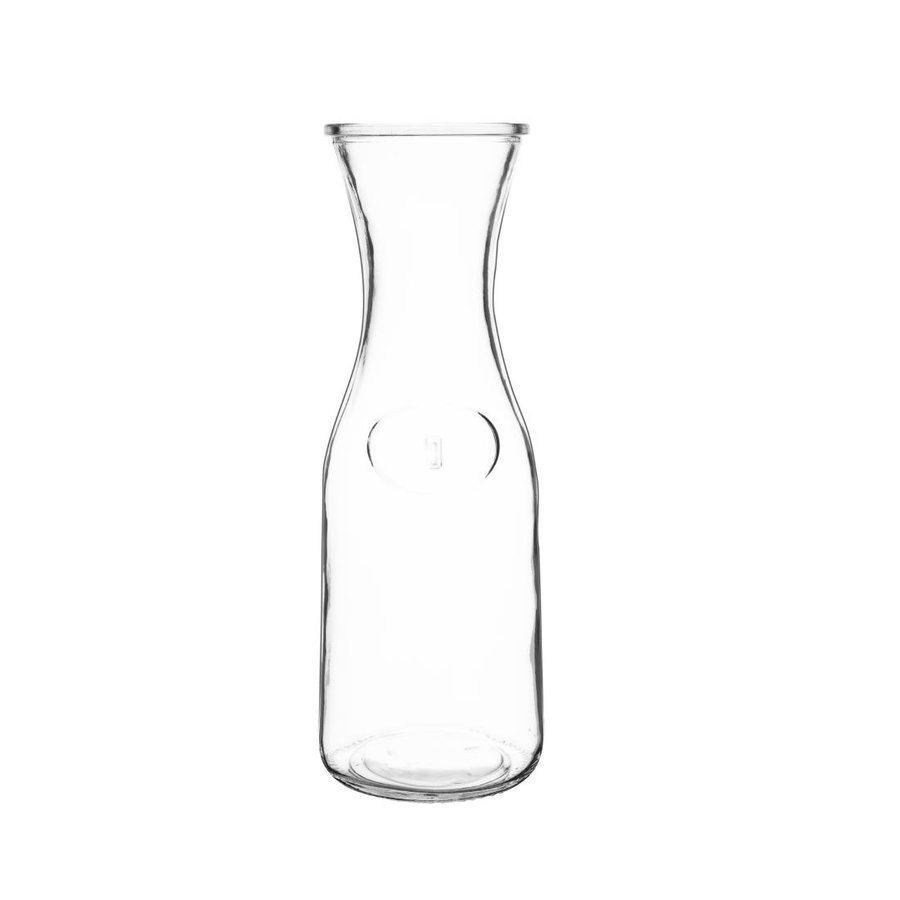 Carafe en verre avec couvercle 1L verre/inox