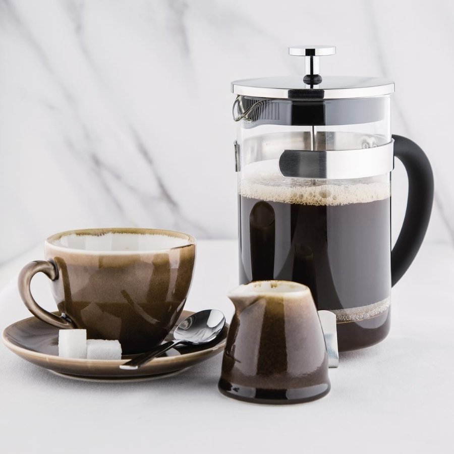 Cafetière à piston | acier inoxydable | 6 tasses