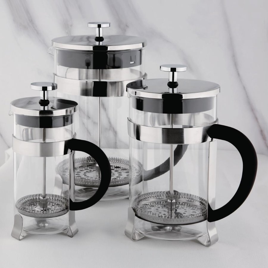 Cafetière à piston | acier inoxydable | 6 tasses