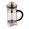 Olympia Cafetière à piston contemporaine | inox | cuivre | 3 tasses