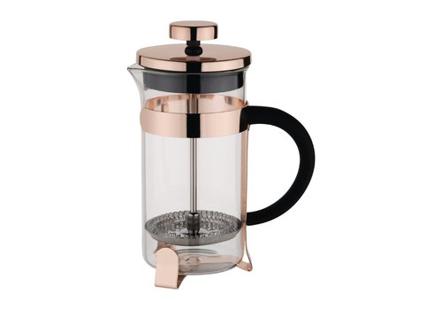  Olympia Cafetière à piston contemporaine | inox | cuivre | 3 tasses 