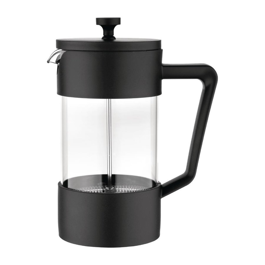 Cafetière à piston | noire | 8 tasses