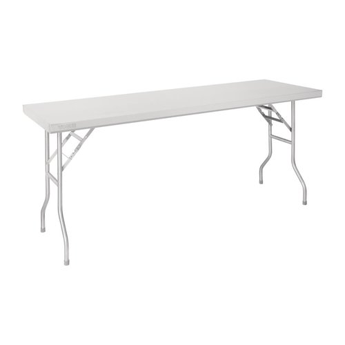  ProChef Table de travail pliante inox | 1830x610x780mm 
