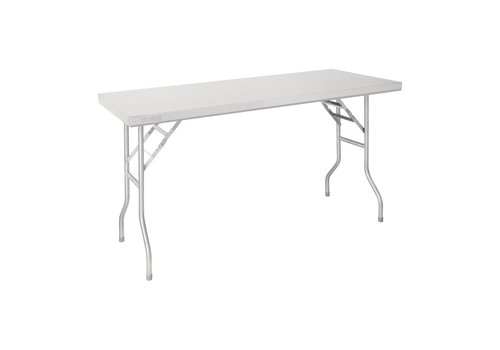  ProChef Table de travail pliante inox | 1220x610x780mm 