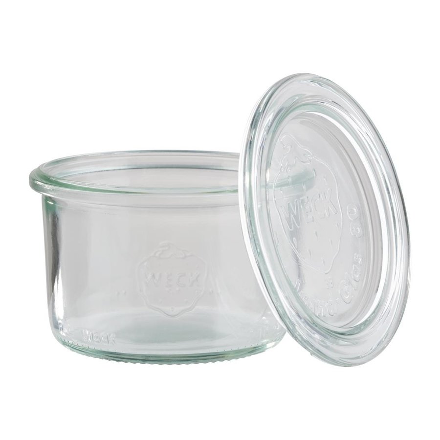 Bocaux en verre avec couvercles Weck | 200ml (lot de 12)