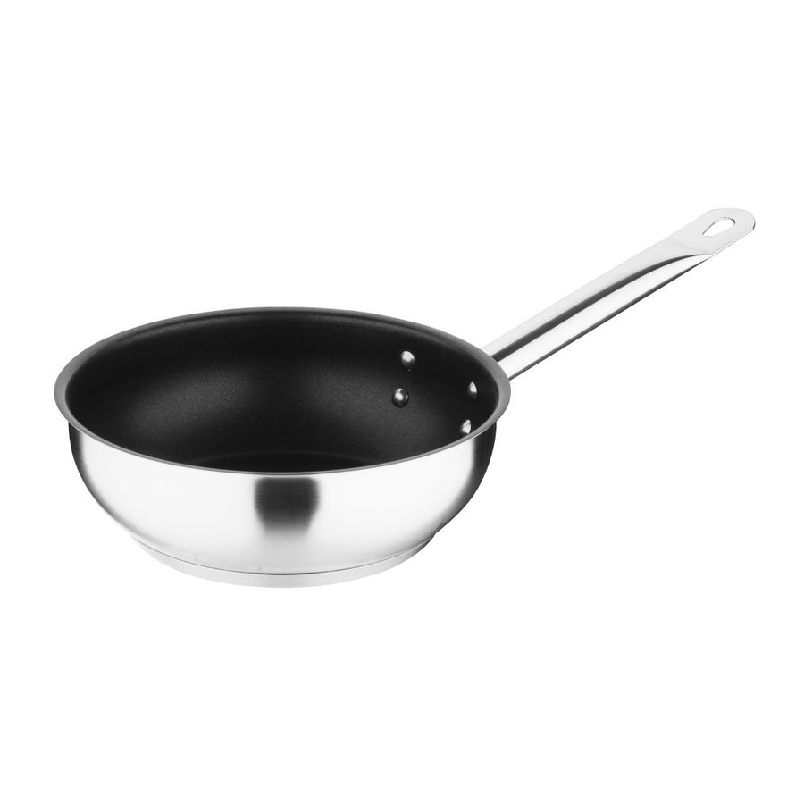 Sauteuse inox antiadhésive | teflon Platinium Plus | 200mm