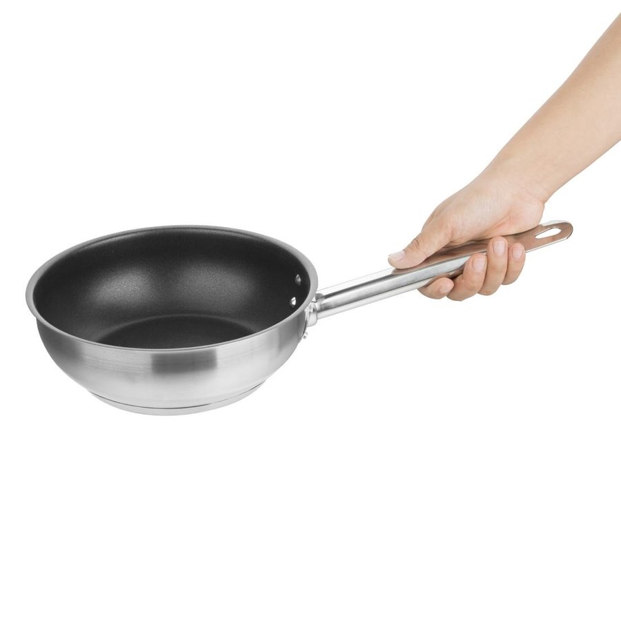 Sauteuse inox antiadhésive | teflon Platinium Plus | 200mm