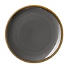 Olympia Assiettes plates rondes grises | 230mm | Lot de 4