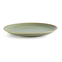 Assiette plate ronde couleur mousse | 280mm | Lot de 12