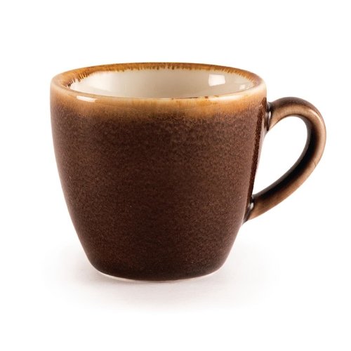  Olympia Tasse à espresso couleur écorce | 85ml | Lot de 6 