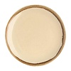 Olympia Assiette plate ronde couleur sable l 230mm l Lot de 6