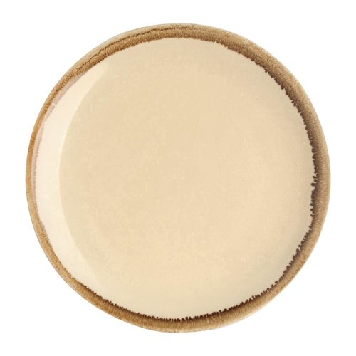  Olympia Assiette plate ronde couleur sable l 230mm l Lot de 6 