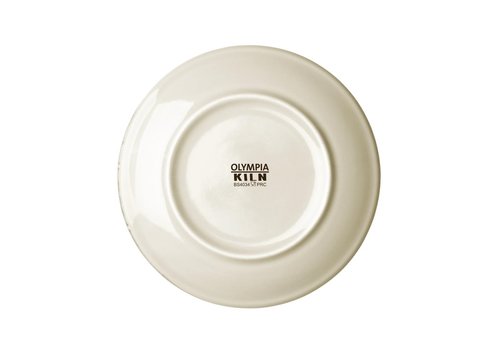  Olympia Assiettes plates rondes couleur sable l 178mm l Lot de 6 