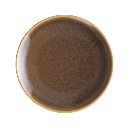  Olympia Assiettes plates rondes écorce | 178mm | lot de 6 