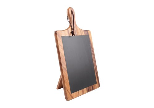  ProChef Planche en acacia et ardoise avec support T&G Woodware 