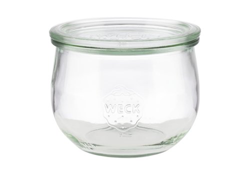  APS Bocaux en verre tulipe avec couvercle Weck 580 ml (lot de 6) 