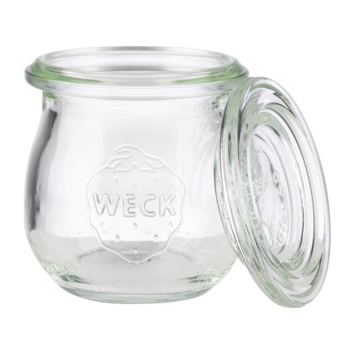  APS Bocaux en verre tulipe avec couvercle Weck 75 ml (lot de 12) 