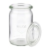 APS Bocaux en verre cylindriques avec couvercle Weck 145 ml (lot de 12)