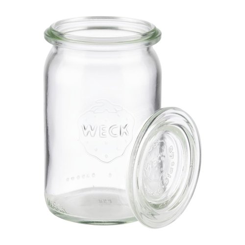  APS Bocaux en verre cylindriques avec couvercle Weck 145 ml (lot de 12) 