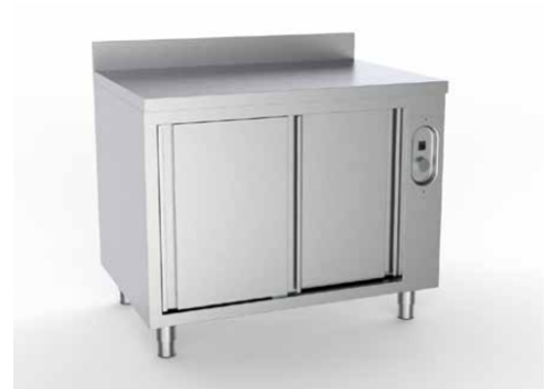  ProChef Armoire chauffante avec bord relevé en inox 700mm 