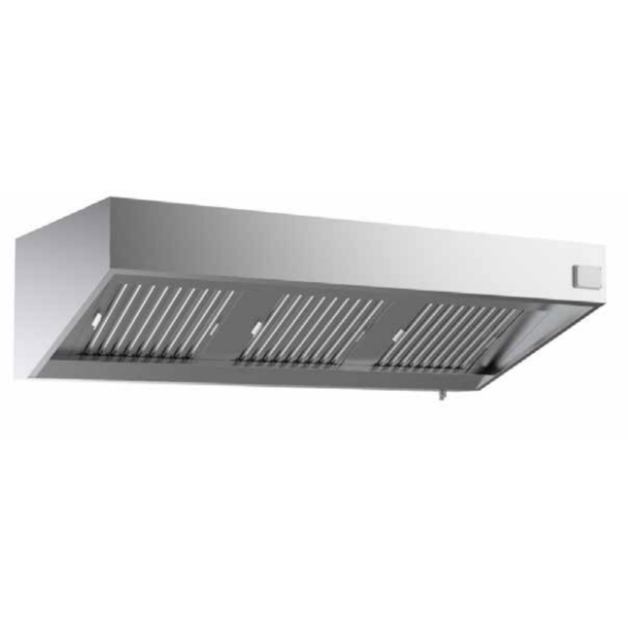 Hotte murale en inox 700mm