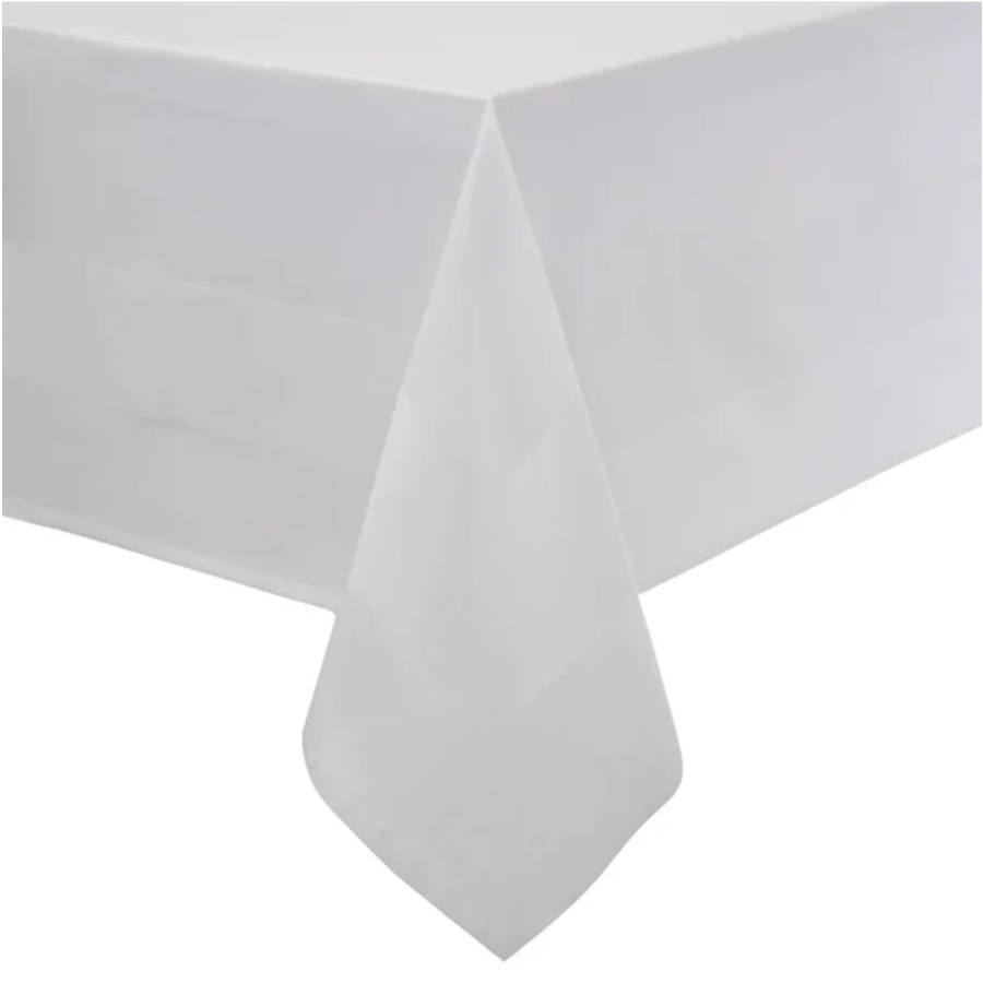 Nappe blanche bande de satin Mitre Luxury | plusieurs tailles