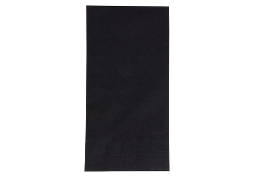  ProChef Serviettes dîner ouate noires compostables 3 plis 