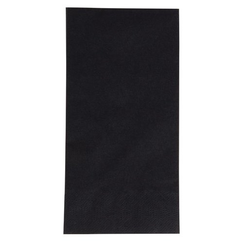  ProChef Serviettes dîner ouate noires compostables 3 plis 